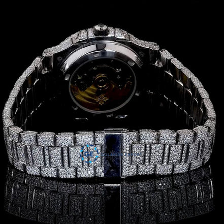 Superior Moissanite Diamond Full White Hip Hop Watch