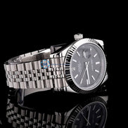 Just Stick Marker Black Dial Luxury Wrist Watch For Men's