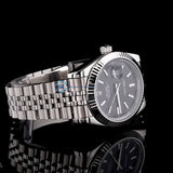 Just Stick Marker Black Dial Luxury Wrist Watch For Men's
