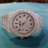 D Color Moissanite Diamond Fully Iced Out Luxury fashion Watch