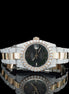 Automatic Stainless Steel Moissanite Dual Tone Watch