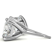 Small Princess Cut Moissanite Dainty Earrings