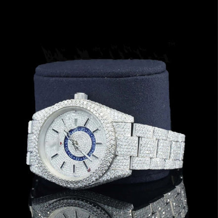 Moissanite Automatic Elegant Wrist Watch