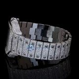 Arabic Dial Full White Moissanite Stylish Hip Hop Luxury Watch