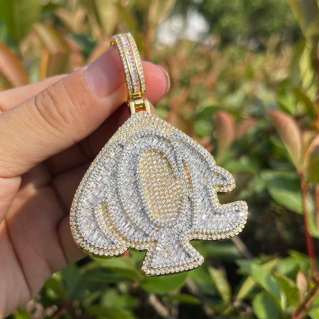 Iced Out Moissanite Diamond Hip Hop Pendant
