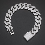 Moissanite Diamond Cuban Bracelet