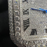 Iced Out Bust Down Moissanite Hip Hop Watch