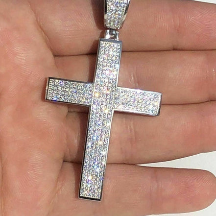 925 Sterling Silver Criss Cross Classic Pendant