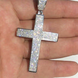 925 Sterling Silver Criss Cross Classic Pendant