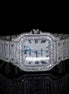 Exclusive Automatic Full White Bust Down Hip Hop Watch