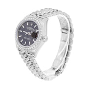 Datejust Black Color Dial Automatic Watch For Men's
