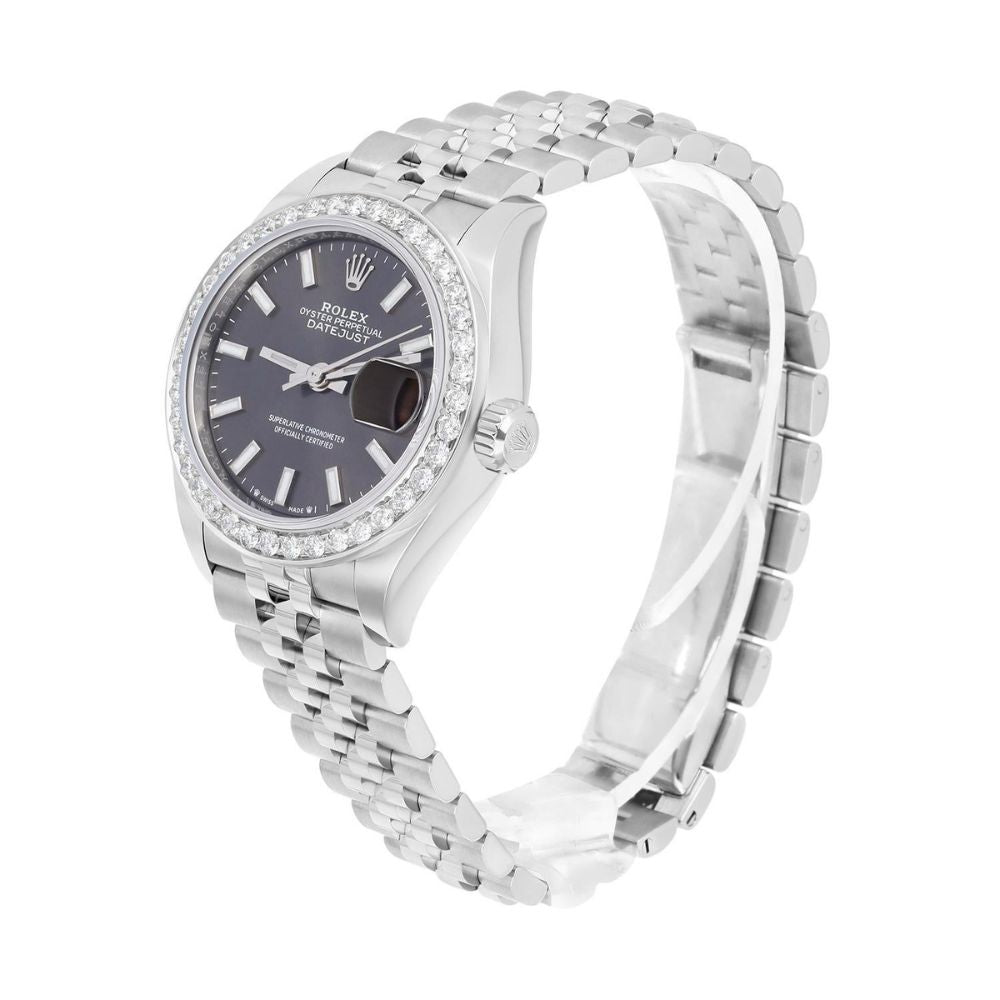 Datejust Black Color Dial Automatic Watch For Men's