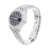 Datejust Black Color Dial Automatic Watch For Men's
