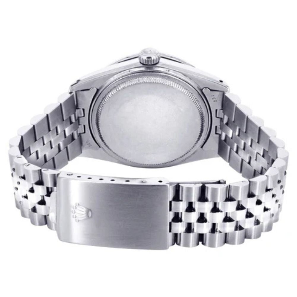 Iced Out VVS1 Moissanite Black Dial Elegant Watch