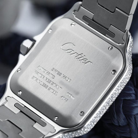 Fully Iced Out Moissanite Automatic Watch For Men's