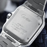 Fully Iced Out Moissanite Automatic Watch For Men's