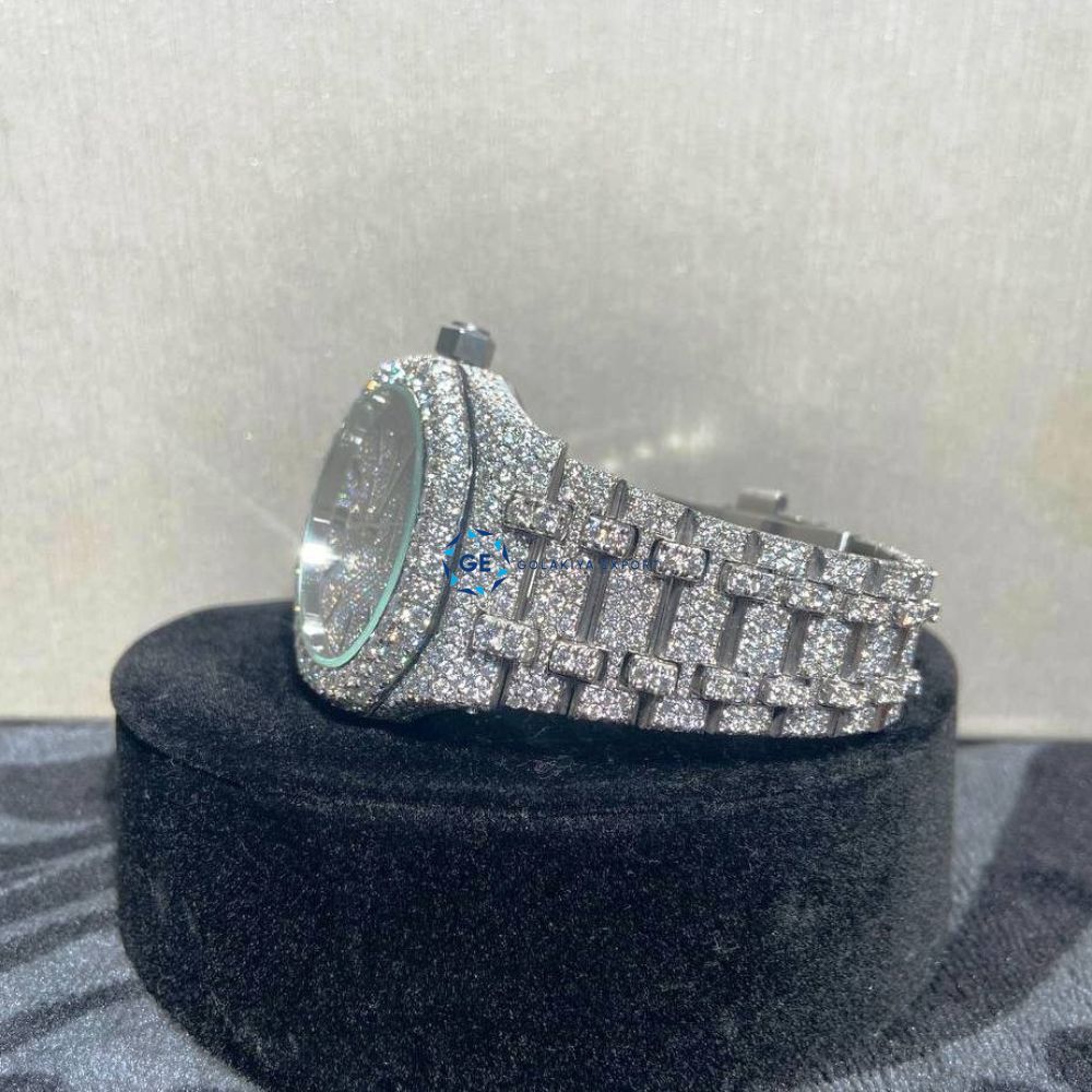 Moissanite Iced Out Hip Hop Watch For Men's