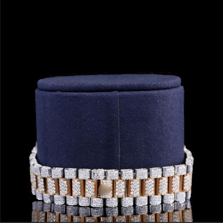 Day Date Moissanite Diamond Luxury Watch