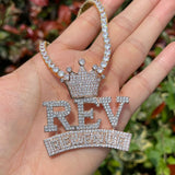 Round Cut Moissanite Diamond Luxury Pendant For Him