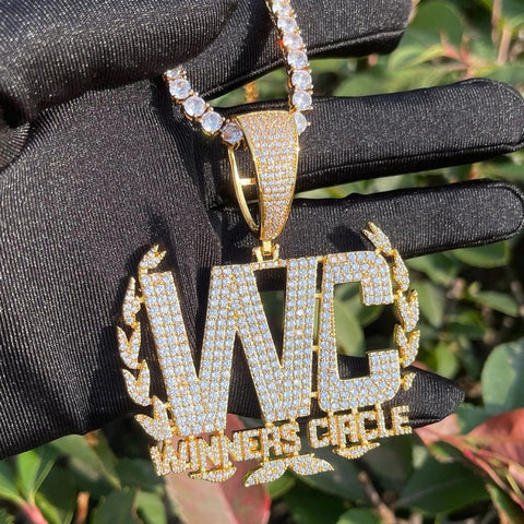 Winners Circle Handcrafted Moissanite Iced Out Pendant