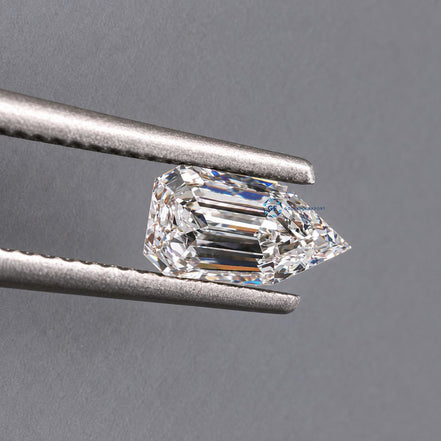 Bullet Cut Lab Grown Diamond, CVD Diamond, IGI Certified Diamond