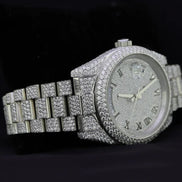 Day Date Fully Iced Out Moissanite Luxury Watch