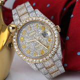 Iced Out Moissanite Datejust Luxury Hip Hop Watch