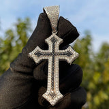 Arrow Cross Customize Men's Moissanite Pendant
