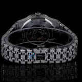 Automatic Skeleton Bust Down Full White Luxury Watch