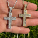 Handcrafted Moissanite Diamond Cross Pendant