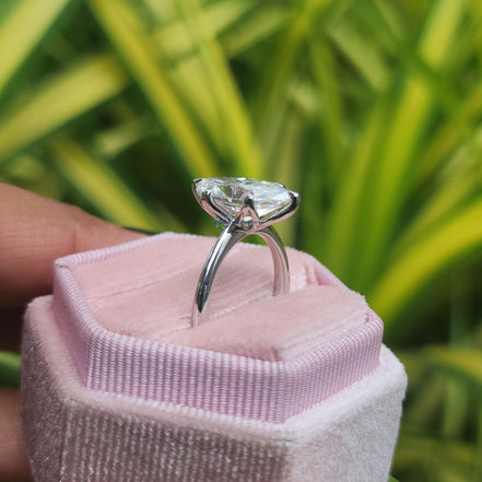 Marquise Cut Solitaire Engagement Ring