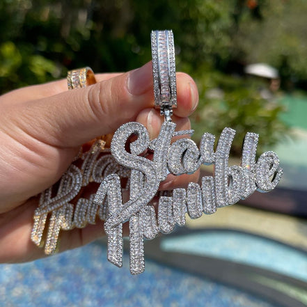 Handcrafted Moissanite Diamond Customize Pendant