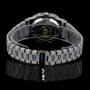 Bust Down Moissanite Full White Luxury Watch Gift For Him