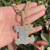 Customize Letter Moissanite Diamond Men's Pendant
