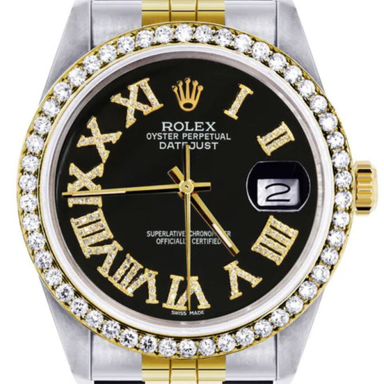 D Color Moissanite Jubilee Band Automatic Watch