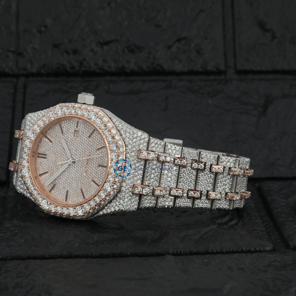 Moissanite Luxury Hip Hop Watch