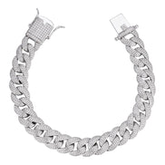 925 Sterling Silver Moissanite Diamond Bracelet