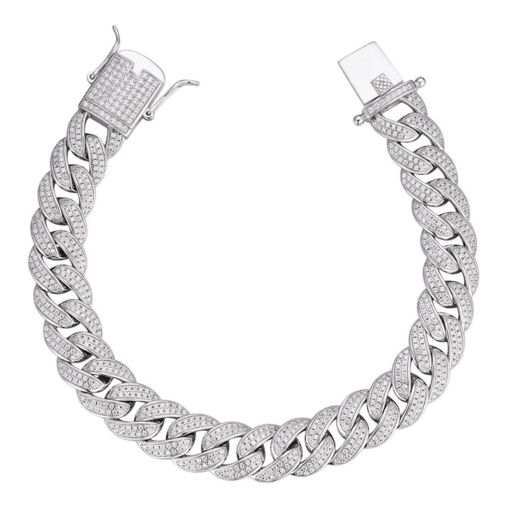 925 Sterling Silver Moissanite Diamond Bracelet