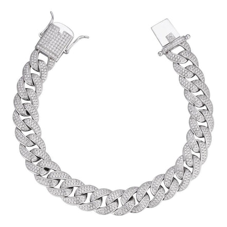 925 Sterling Silver Moissanite Diamond Bracelet
