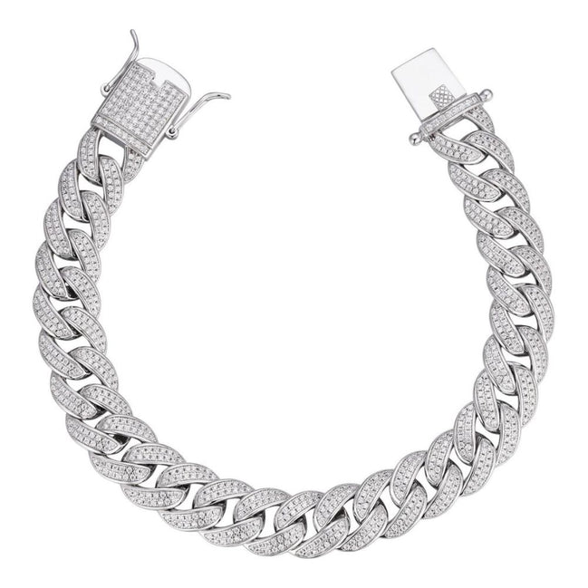 925 Sterling Silver Moissanite Diamond Bracelet