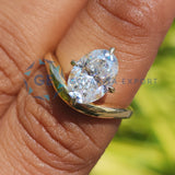 Oval Cut Solitaire Wedding Ring For Women