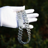 Cuban Square Link Moissanite Luxury Chain