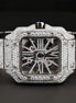 Iced Out Automatic Skeleton Moissanite Watch
