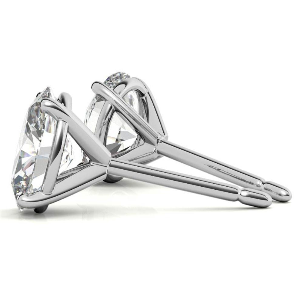 Oval Cut Moissanite Stud Earrings Gift For Her