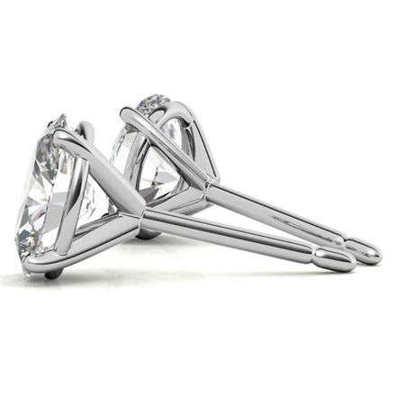 Oval Cut Moissanite Stud Earrings Gift For Her