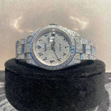 VVS1 Moissanite Iced Out Arabic Dial Watch Gift For Him