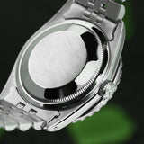 Grey Color Roman Dial Datejust Moissanite Watch