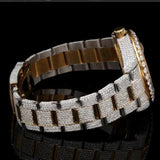 Chrono Dial Moissanite Hip Hop Automatic Watch