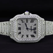 VVS1 Moissanite Fully Iced Out Automatic Watch