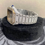Yellow & White Dual Tone Elegant & Stylish Moissanite Watch